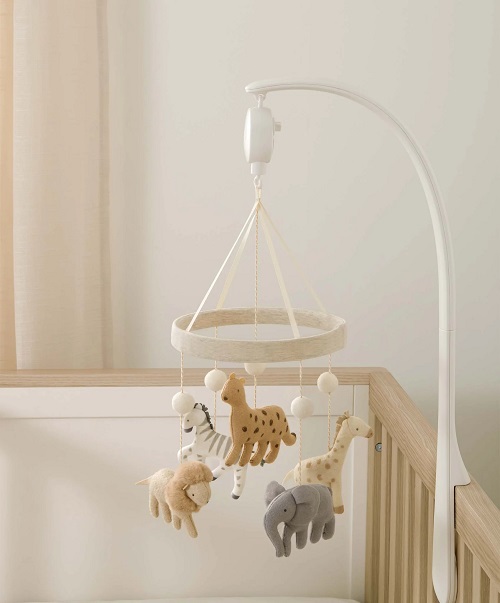Mamas & Papas Born To Be Wild Musical Cot Mobile
