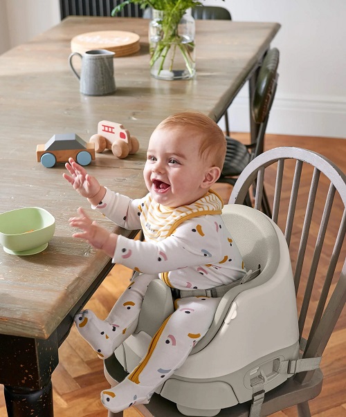 Mamas & Papas Bug 3-in-1 Floor & Booster Seat With Activity Tray - Clay - Image 2