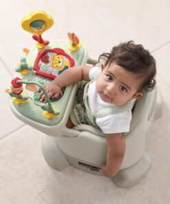 Mamas & Papas Bug 3-in-1 Floor & Booster Seat With Activity Tray - Clay - Image 6