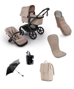 Bugaboo Fox 5 Renew Complete Pushchair Bundle - Taupe Melange