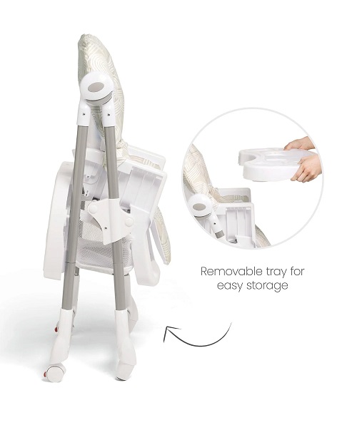 Mamas & Papas Snax Highchair - Woven Natural - Image 4