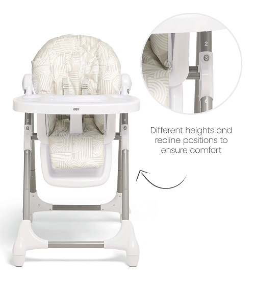 Mamas & Papas Snax Highchair - Woven Natural - Image 5