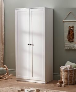 Silver Cross Bromley White Wardrobe
