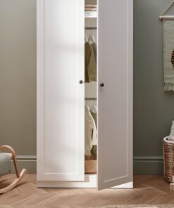 Silver Cross Bromley White Wardrobe - Image 2