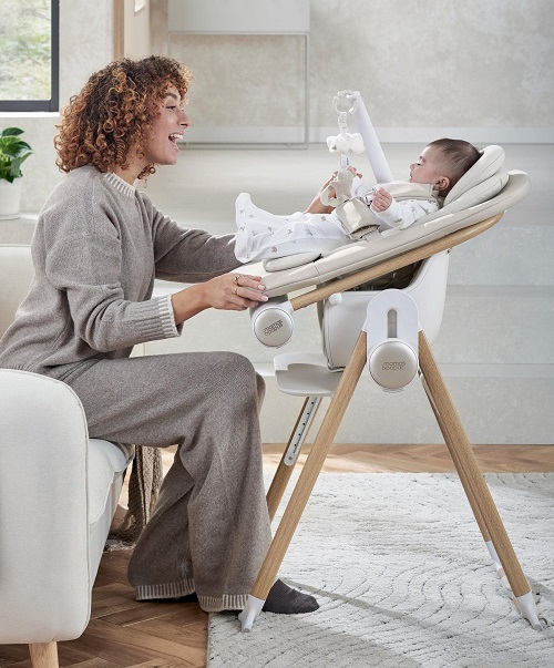 Mamas & Papas Eno Highchair, Bouncer & Cushion Complete Bundle - Image 3