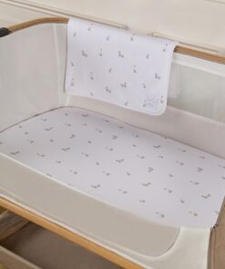 Silver Cross Rosa & Blue New Arrival Bedside Crib Set - Duckling