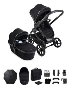 iCandy Peach 8 Pushchair & Carrycot Bundle - Black