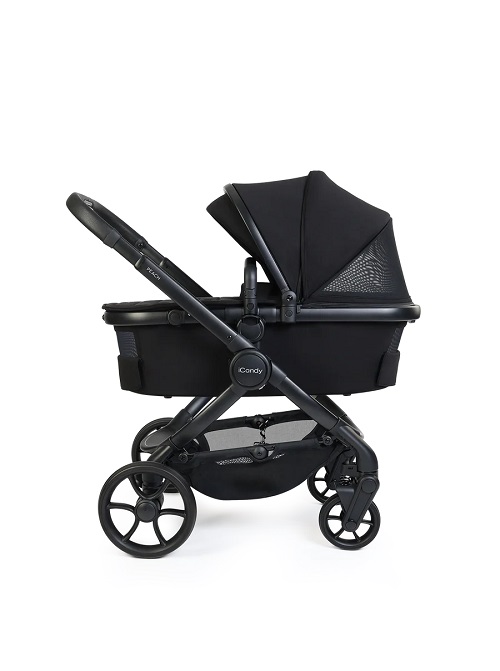iCandy Peach 8 Pushchair & Carrycot 360 Car Seat Bundle - Black - Image 3