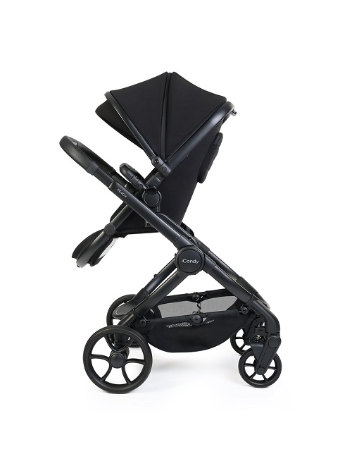 iCandy Peach 8 Pushchair & Carrycot 360 Car Seat Bundle - Black - Image 5