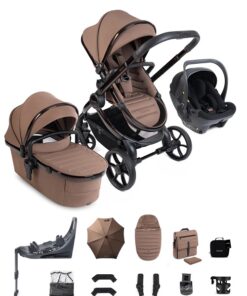 iCandy Peach 8 Pushchair & Carrycot 360 Car Seat Bundle - Coco
