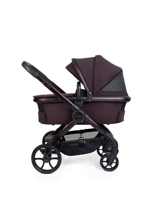 iCandy Peach 8 Pushchair & Carrycot 360 Car Seat Bundle - Coffee Bean - Image 3