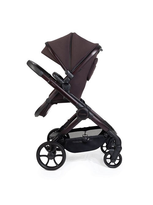 iCandy Peach 8 Pushchair & Carrycot 360 Car Seat Bundle - Coffee Bean - Image 6