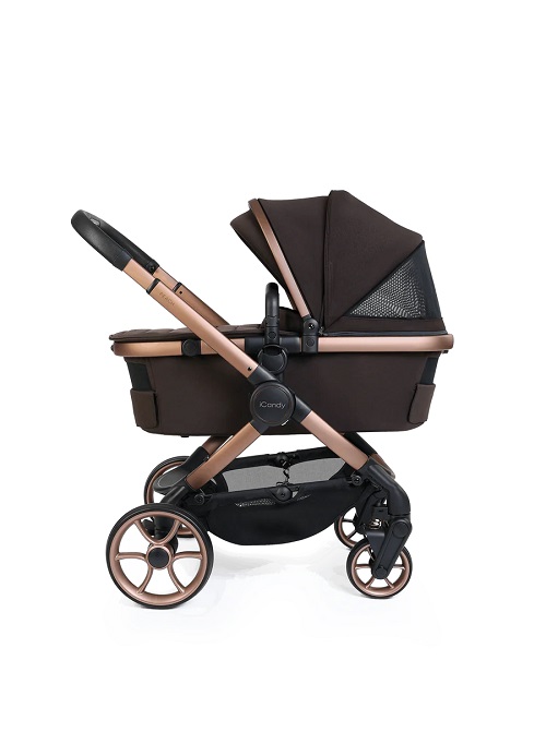 iCandy Peach 8 Pushchair & Carrycot 360 Car Seat Bundle - Pecan - Image 3