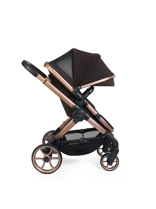 iCandy Peach 8 Pushchair & Carrycot 360 Car Seat Bundle - Pecan - Image 7