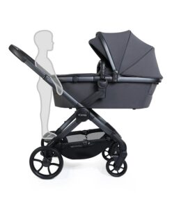 iCandy Peach 8 Pushchair & Carrycot 360 Car Seat Bundle - Grey - Image 2