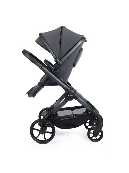 iCandy Peach 8 Pushchair & Carrycot 360 Car Seat Bundle - Grey - Image 6