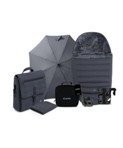 iCandy Peach 8 Pushchair & Carrycot 360 Car Seat Bundle - Grey - Image 11