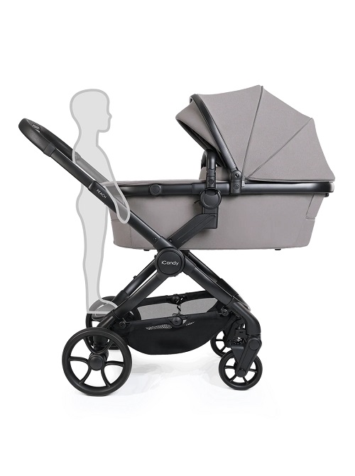 iCandy Peach 8 Pushchair & Carrycot 360 Car Seat Bundle - Porcini - Image 2