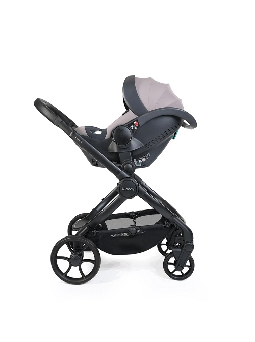 iCandy Peach 8 Pushchair & Carrycot 360 Car Seat Bundle - Porcini - Image 5