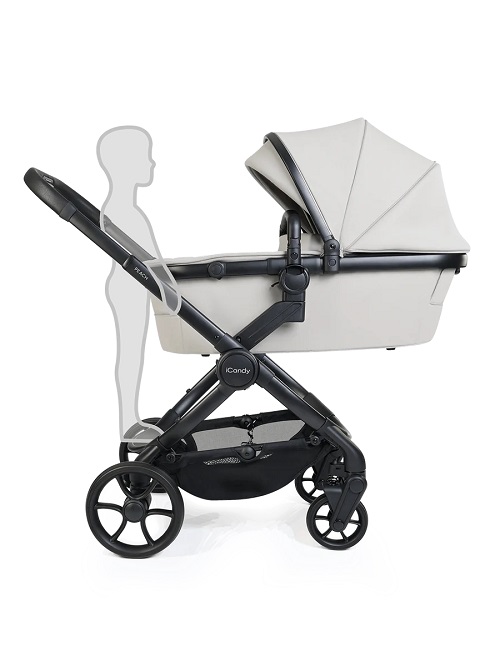 iCandy Peach 7 Pushchair & Carrycot 360 Car Seat Bundle - Taupe - Image 2