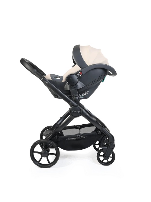 iCandy Peach 7 Pushchair & Carrycot 360 Car Seat Bundle - Taupe - Image 5