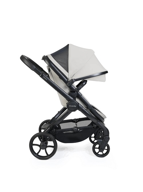 iCandy Peach 7 Pushchair & Carrycot 360 Car Seat Bundle - Taupe - Image 7