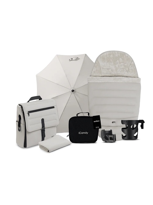 iCandy Peach 7 Pushchair & Carrycot 360 Car Seat Bundle - Taupe - Image 11
