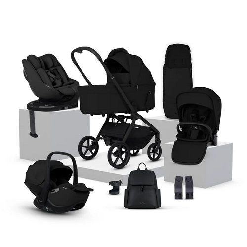 Silver Cross Breez Ultimate 360 Family Car Seat Bundle – Onyx